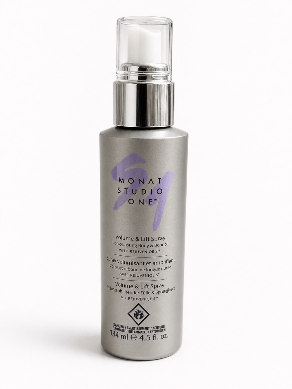 MONAT Studio One Volume & Lift Spray - Silver with Lavender Accent